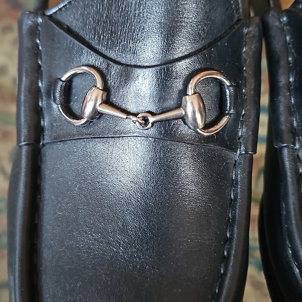 Vintage Gucci Horsebit Accent Loafers - Picture 8 of 15